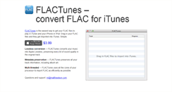 Desktop Screenshot of flactunesapp.com