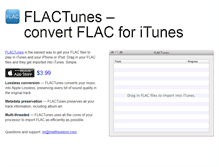 Tablet Screenshot of flactunesapp.com